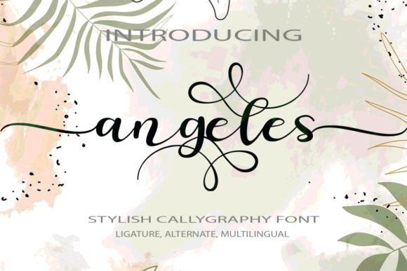 Angeles: A Handwritten Font for Creative Campaigns