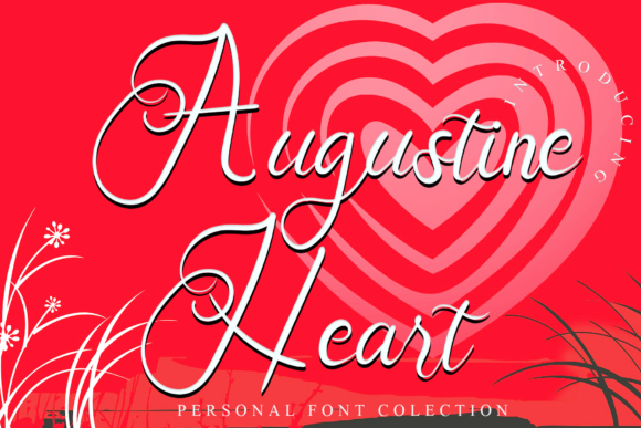 Augustine Heart Font for Elegant Branding