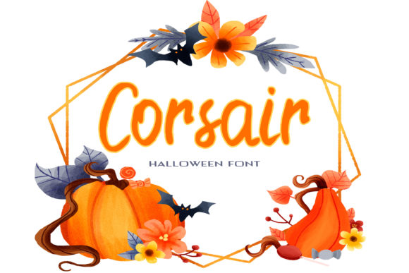 Corsair Font: Halloween Design Power