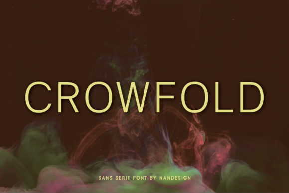 Crowfold: A Versatile Sans Serif Font