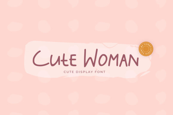 Cute Woman Font for Stylish Design