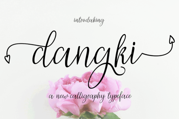Dangki Font: Romantic Script for Digital Design