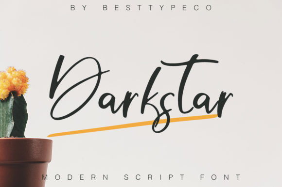 Darkstar Font for Web Design