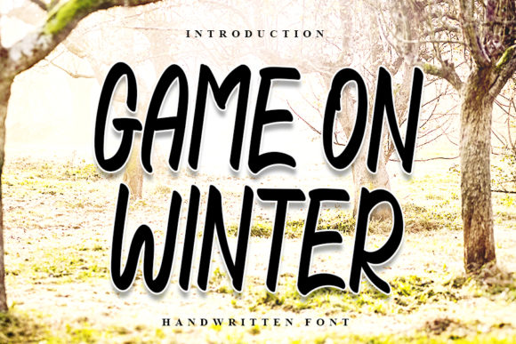 Game on Winter Font Review