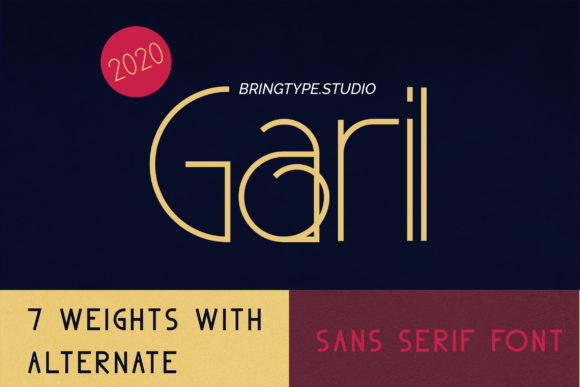 Garil: A Clean Font for Bold Campaigns