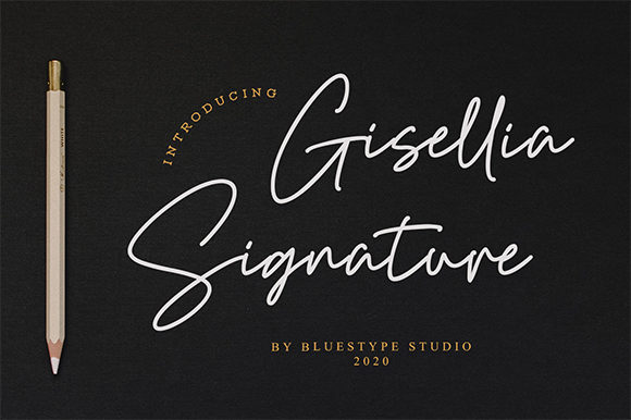 Gisellia Signature Font for Business Branding