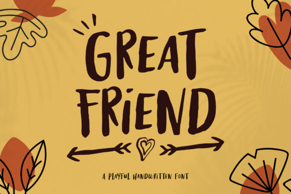 Great Friend Font for Creative Projects