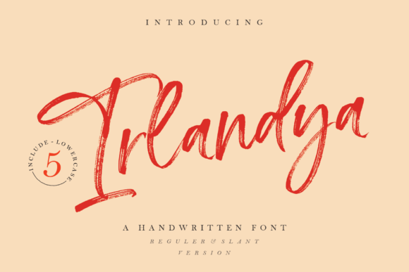 Irlandya: A Brush-Style Font for Business Beauty