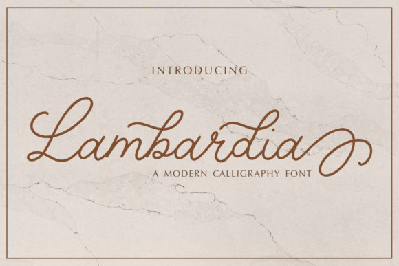 Lambardia Font for Elegant Branding