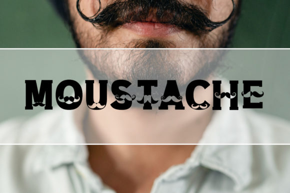 Moustache Font for Bold Branding