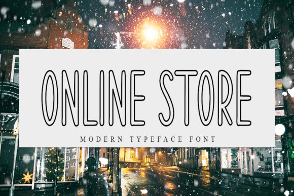 Online Store Font for Creative Projects