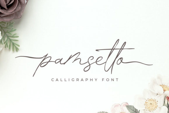 Pamsetto: Romantic Handwritten Font