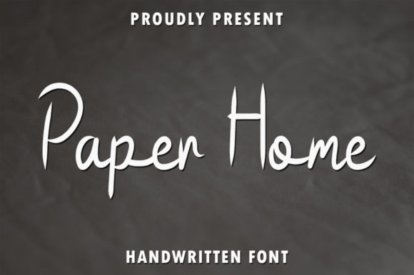 Paper Home Font for Creative Campaigns
