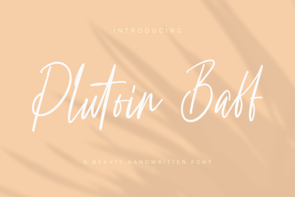 Plutoin Baff Font for Web Design