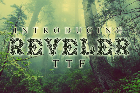 Reveler: A Retro Decorative Font