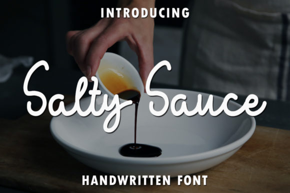 Salty Sauce Font for Elegant Branding