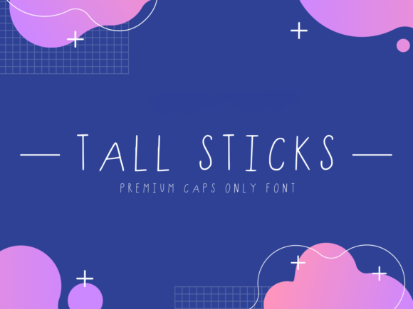 Tall Sticks Font for Creative Design