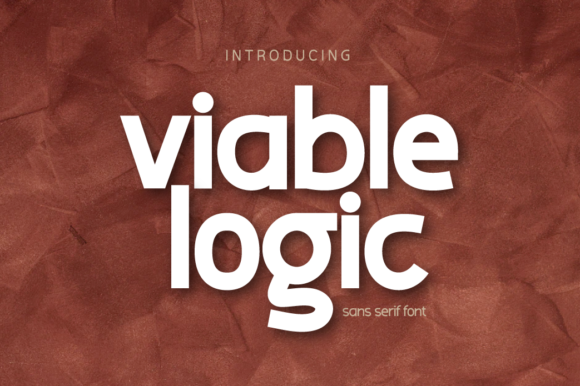 Viable Logic Font for Creative Projects